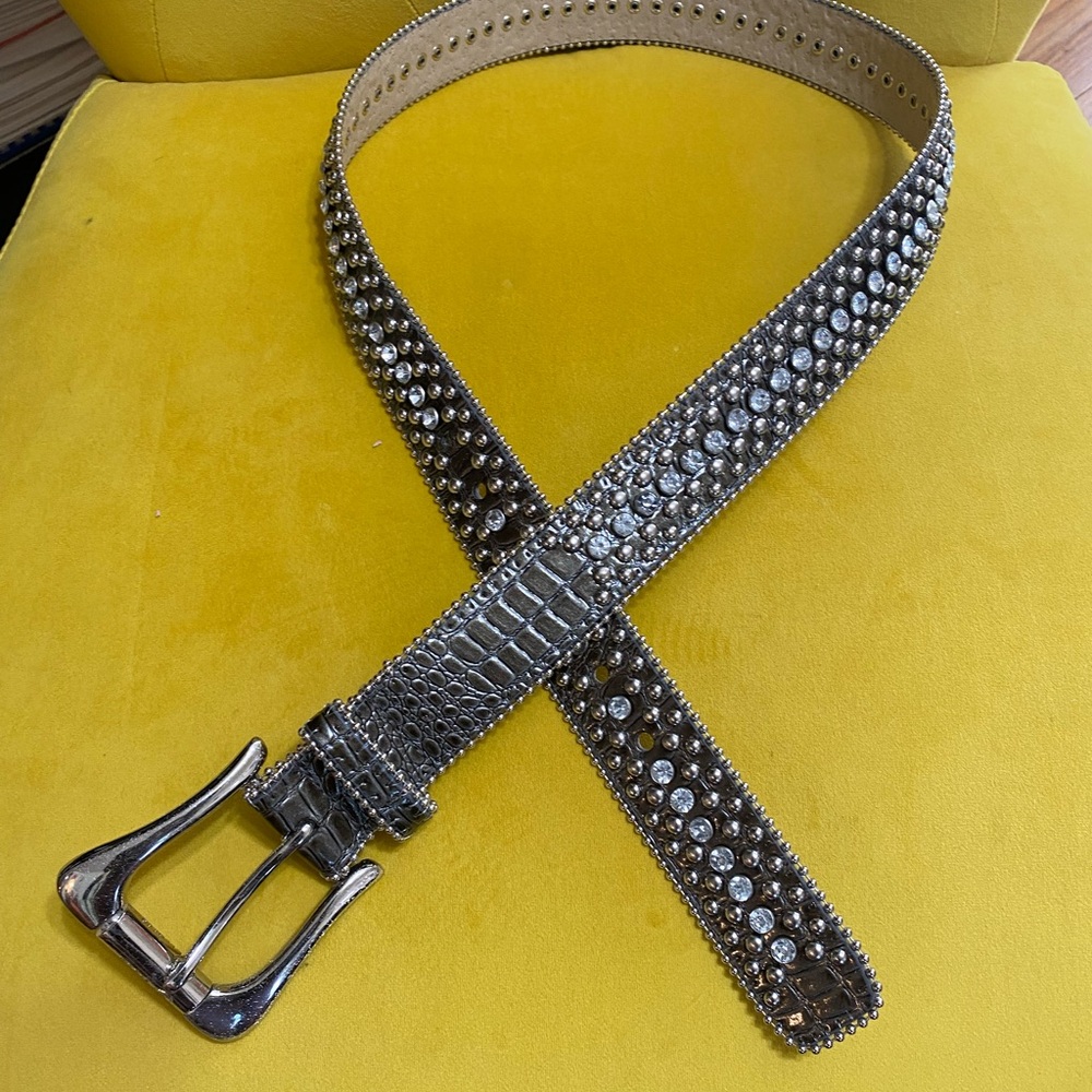 Guess rhinestone belt